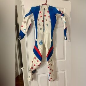 Spyder Downhill Ski Race Suit | Youth D30 (Med/Lg) | Padded GS Speed Suit